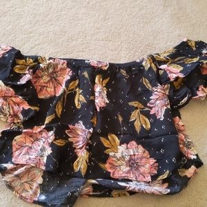 gypsies and moondust crop top/sleeveless